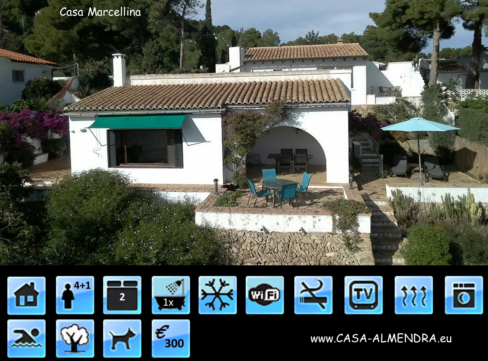 Vakantiehuis Casa Marcellina @ Casa Almendra in Calpe